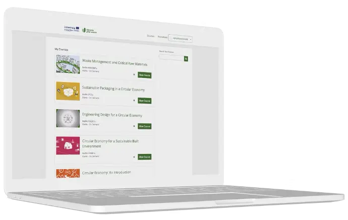 Laptop met LMS in beeld