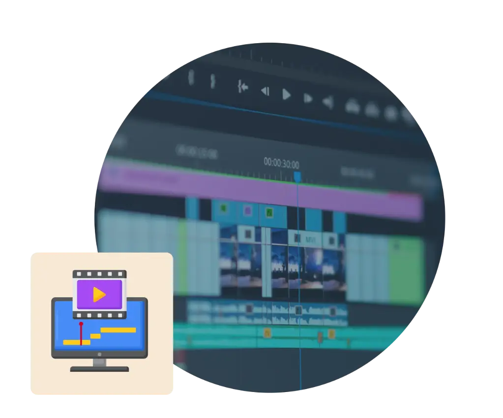 Video editing, per minuut (Regular (2 to 4 weeks))
